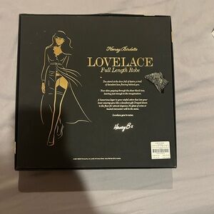Honey Birdette love lace full length robe